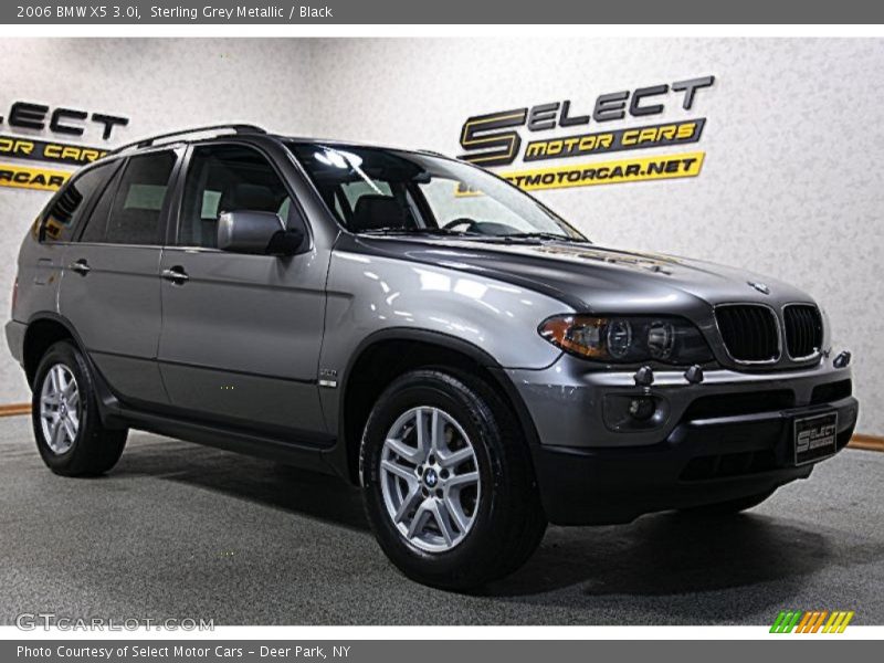 Sterling Grey Metallic / Black 2006 BMW X5 3.0i