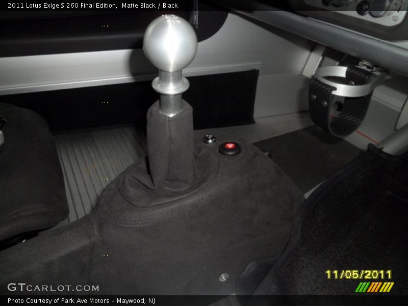 Matte Black / Black 2011 Lotus Exige S 260 Final Edition