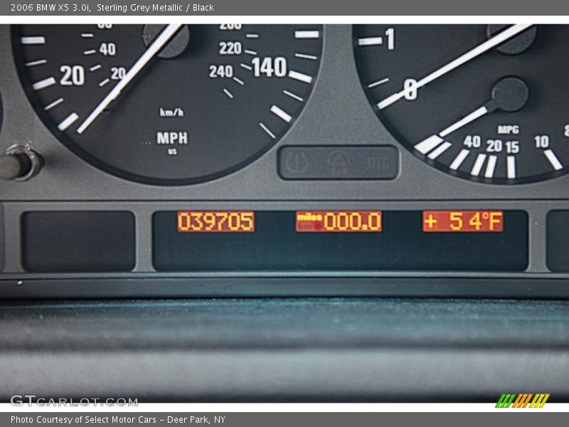 Sterling Grey Metallic / Black 2006 BMW X5 3.0i