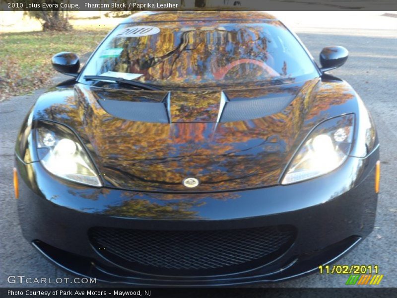 Phantom Black / Paprika Leather 2010 Lotus Evora Coupe