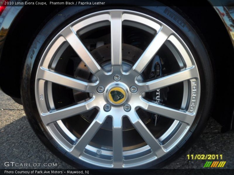 Phantom Black / Paprika Leather 2010 Lotus Evora Coupe