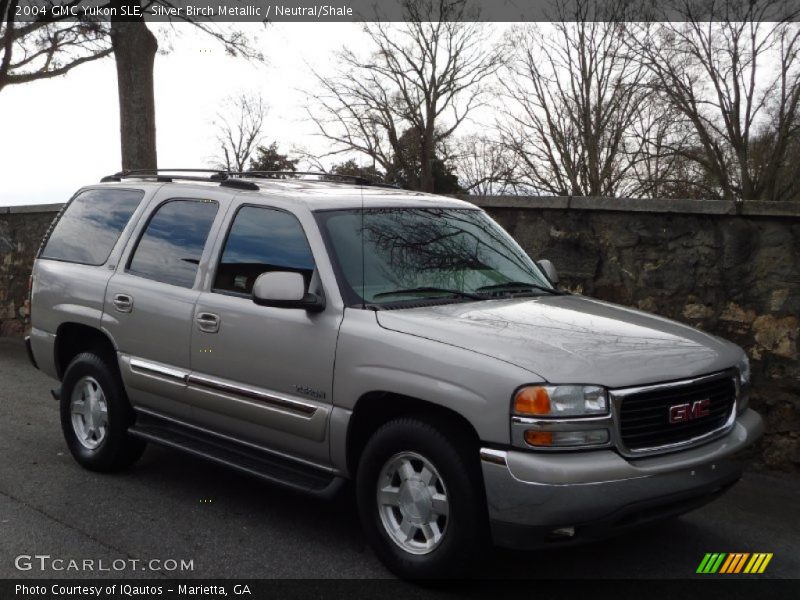 Silver Birch Metallic / Neutral/Shale 2004 GMC Yukon SLE