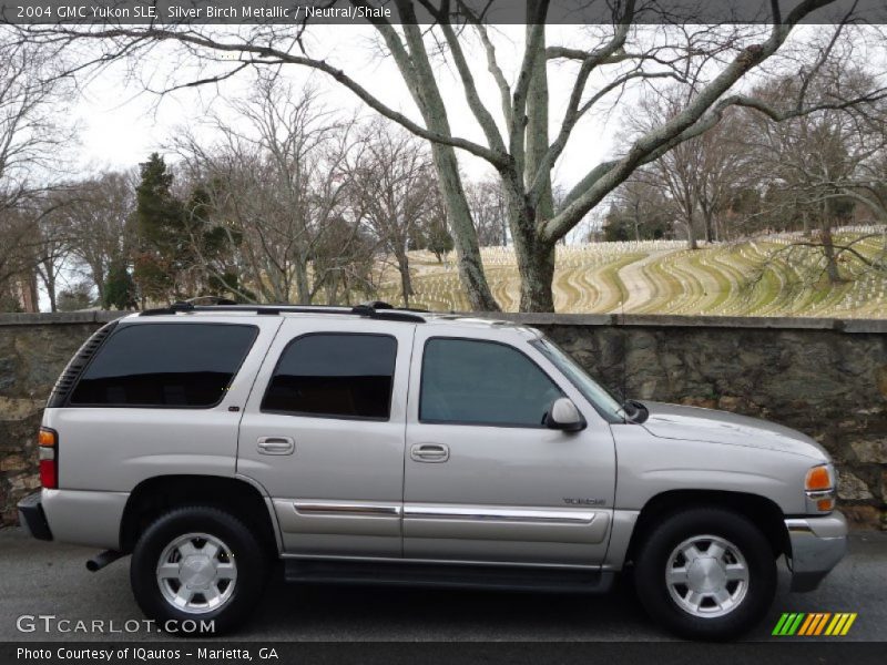 Silver Birch Metallic / Neutral/Shale 2004 GMC Yukon SLE