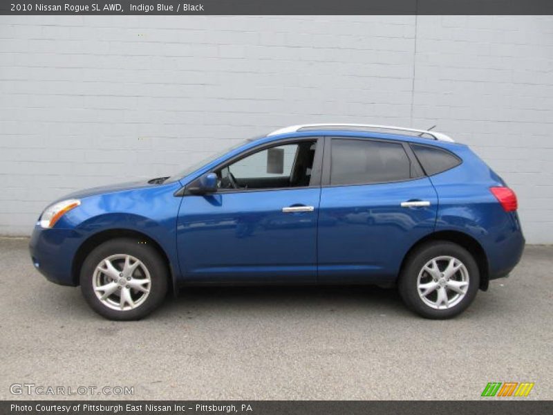 Indigo Blue / Black 2010 Nissan Rogue SL AWD
