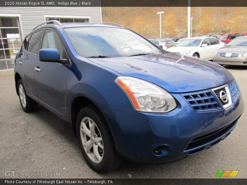 Indigo Blue / Black 2010 Nissan Rogue SL AWD