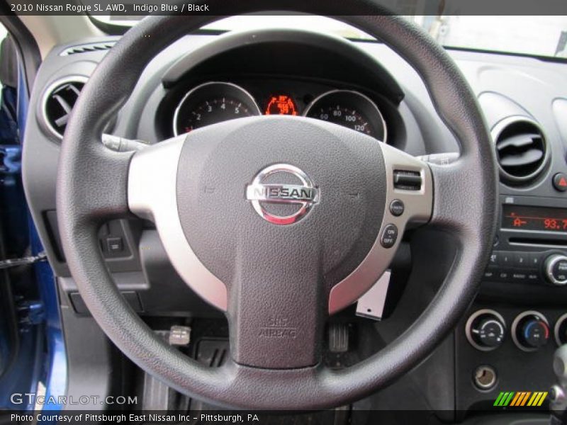 Indigo Blue / Black 2010 Nissan Rogue SL AWD