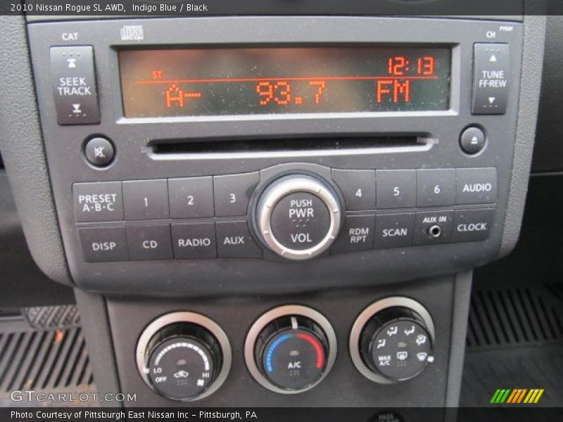 Indigo Blue / Black 2010 Nissan Rogue SL AWD