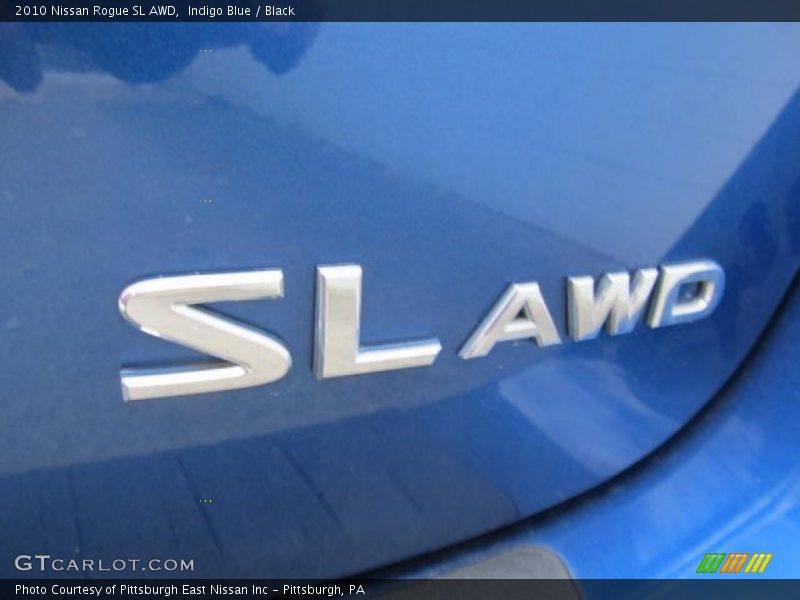 Indigo Blue / Black 2010 Nissan Rogue SL AWD