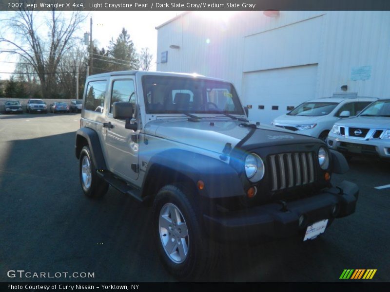 Light Graystone Pearl / Dark Slate Gray/Medium Slate Gray 2007 Jeep Wrangler X 4x4