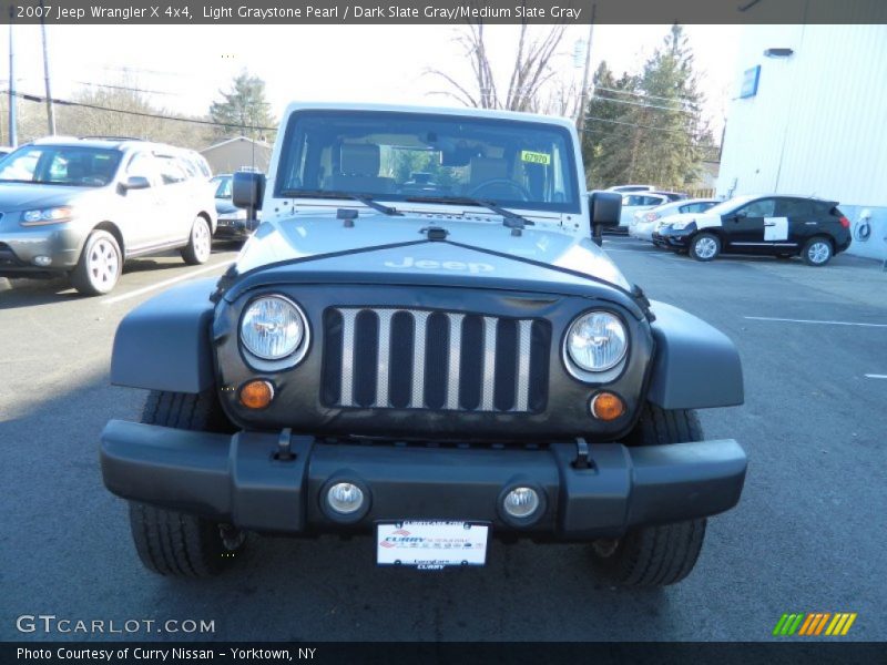 Light Graystone Pearl / Dark Slate Gray/Medium Slate Gray 2007 Jeep Wrangler X 4x4