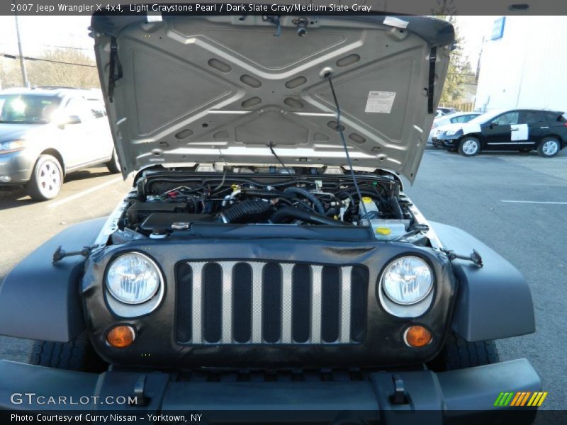 Light Graystone Pearl / Dark Slate Gray/Medium Slate Gray 2007 Jeep Wrangler X 4x4