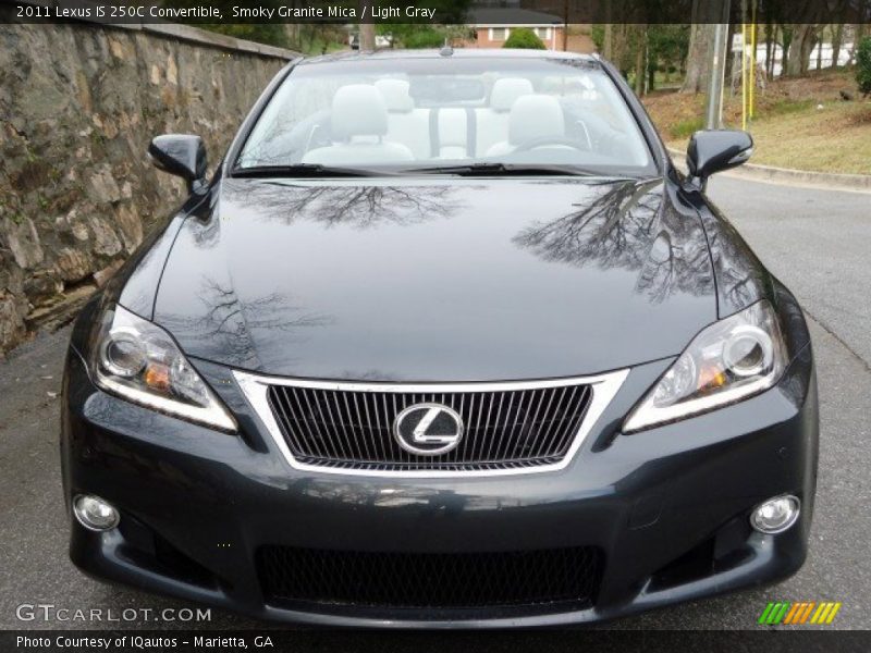 Smoky Granite Mica / Light Gray 2011 Lexus IS 250C Convertible