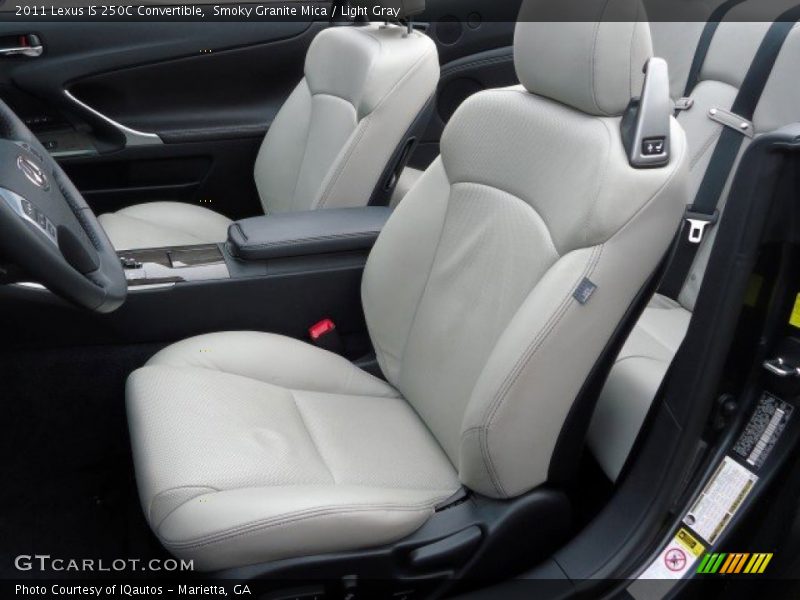  2011 IS 250C Convertible Light Gray Interior