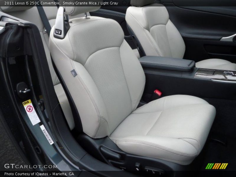 Smoky Granite Mica / Light Gray 2011 Lexus IS 250C Convertible