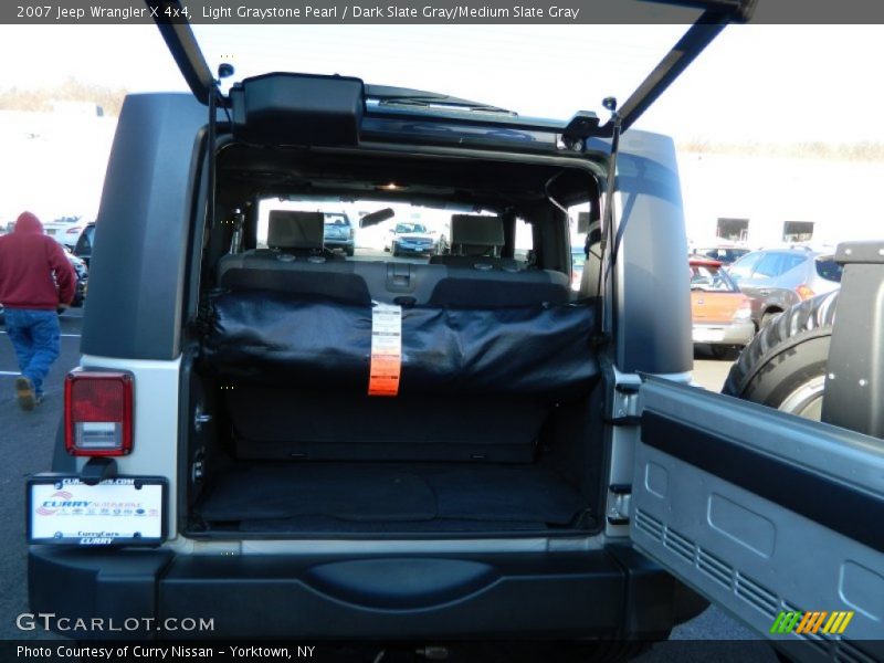Light Graystone Pearl / Dark Slate Gray/Medium Slate Gray 2007 Jeep Wrangler X 4x4