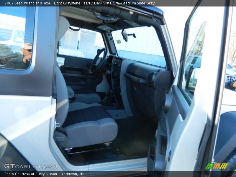 Light Graystone Pearl / Dark Slate Gray/Medium Slate Gray 2007 Jeep Wrangler X 4x4