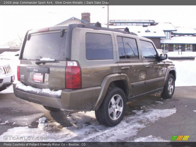 Olive Green Metallic / Dark Slate Gray 2009 Jeep Commander Sport 4x4