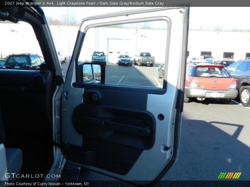 Light Graystone Pearl / Dark Slate Gray/Medium Slate Gray 2007 Jeep Wrangler X 4x4