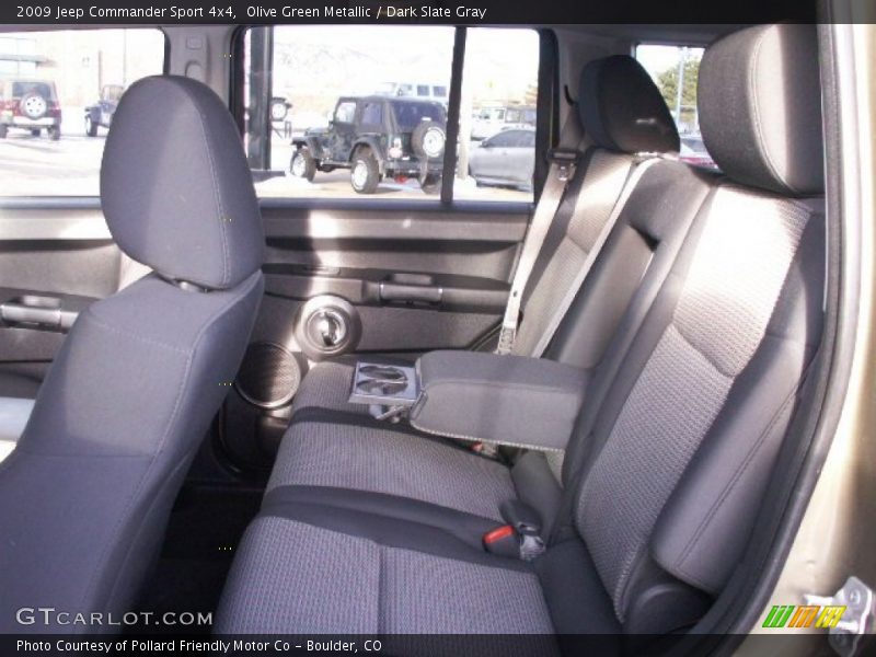 Olive Green Metallic / Dark Slate Gray 2009 Jeep Commander Sport 4x4