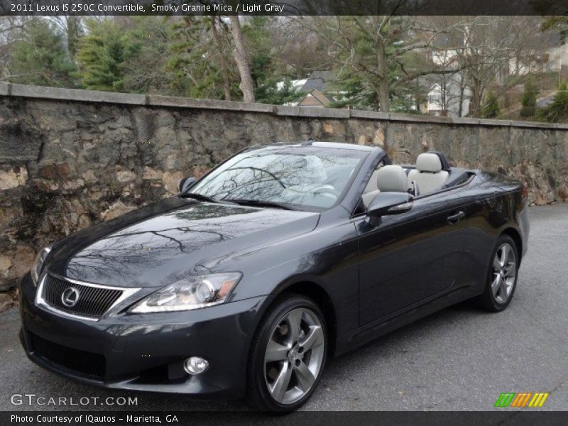 Smoky Granite Mica / Light Gray 2011 Lexus IS 250C Convertible