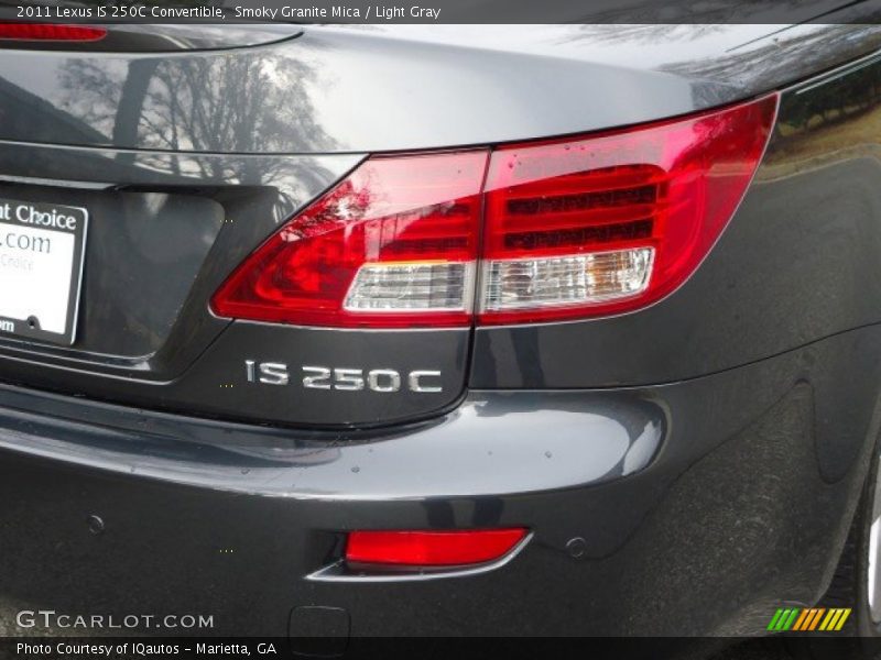 Smoky Granite Mica / Light Gray 2011 Lexus IS 250C Convertible