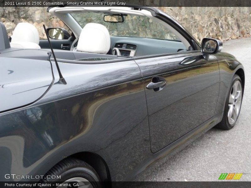 Smoky Granite Mica / Light Gray 2011 Lexus IS 250C Convertible