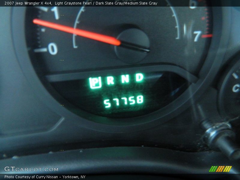 Light Graystone Pearl / Dark Slate Gray/Medium Slate Gray 2007 Jeep Wrangler X 4x4