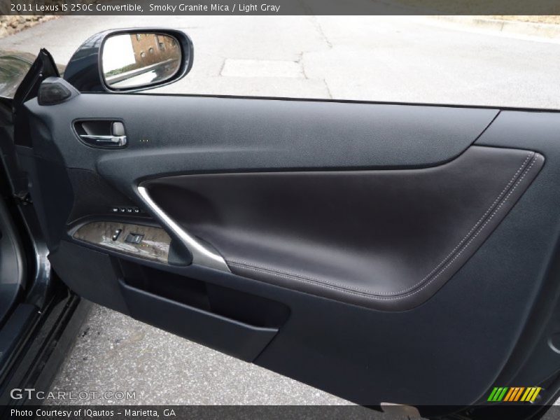 Smoky Granite Mica / Light Gray 2011 Lexus IS 250C Convertible