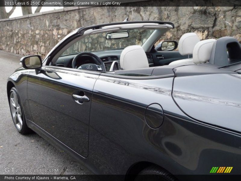 Smoky Granite Mica / Light Gray 2011 Lexus IS 250C Convertible