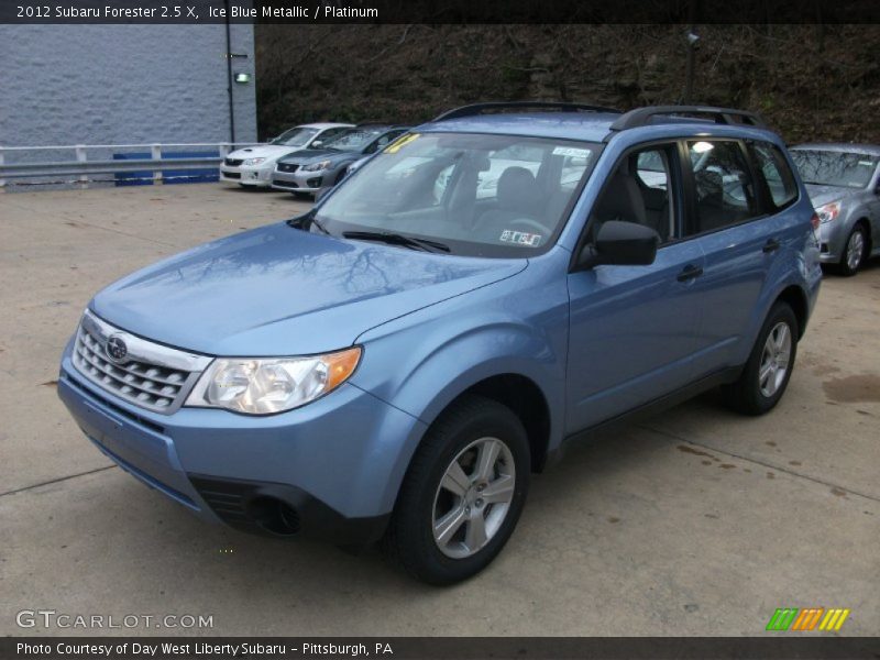 Ice Blue Metallic / Platinum 2012 Subaru Forester 2.5 X
