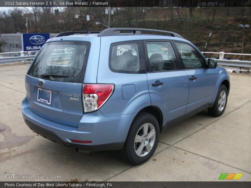 Ice Blue Metallic / Platinum 2012 Subaru Forester 2.5 X