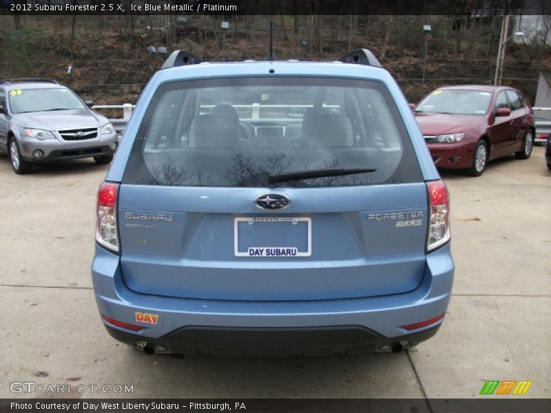 Ice Blue Metallic / Platinum 2012 Subaru Forester 2.5 X