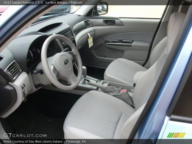  2012 Forester 2.5 X Platinum Interior