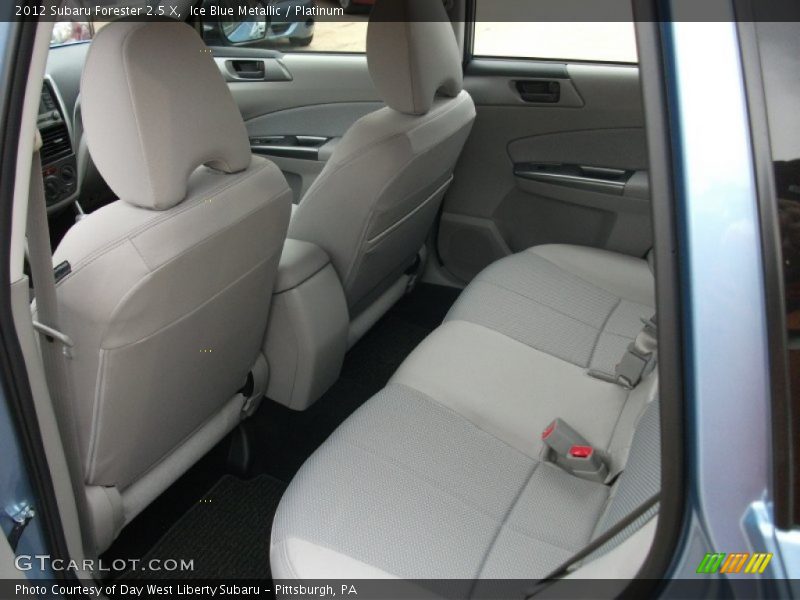 Ice Blue Metallic / Platinum 2012 Subaru Forester 2.5 X