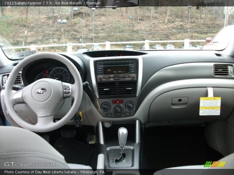 Ice Blue Metallic / Platinum 2012 Subaru Forester 2.5 X
