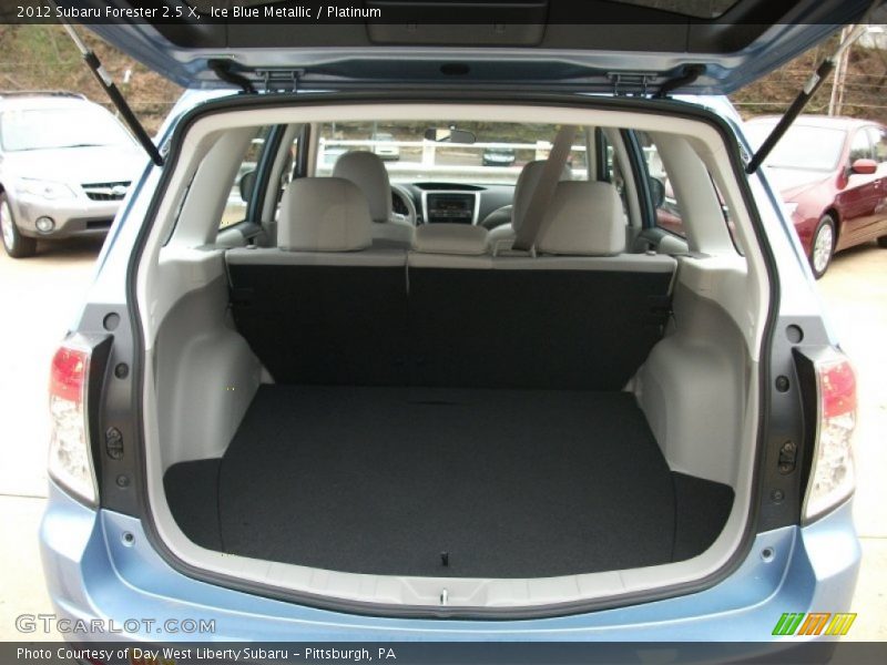 Ice Blue Metallic / Platinum 2012 Subaru Forester 2.5 X