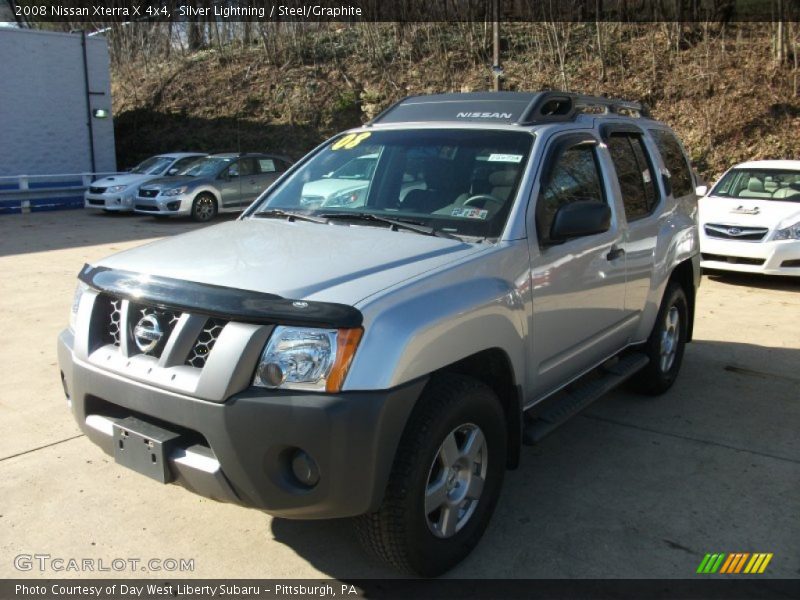Silver Lightning / Steel/Graphite 2008 Nissan Xterra X 4x4