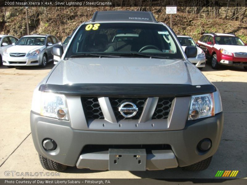 Silver Lightning / Steel/Graphite 2008 Nissan Xterra X 4x4