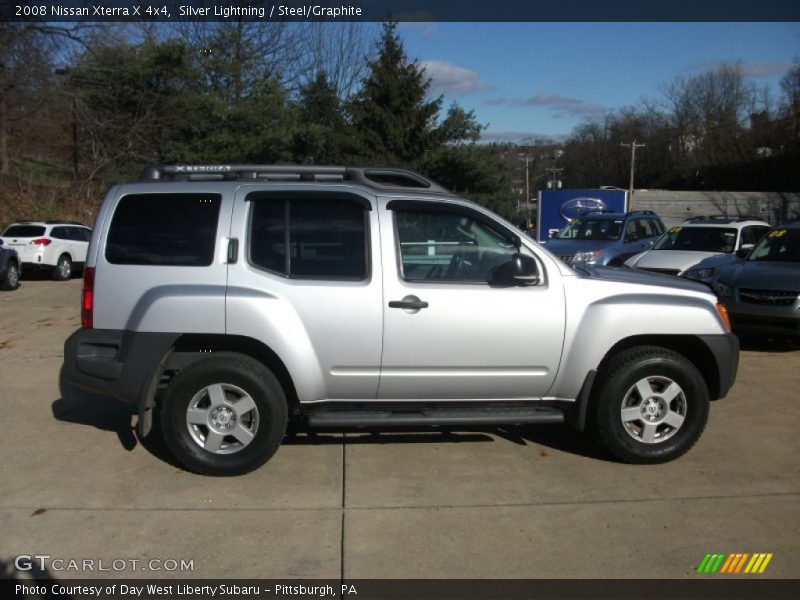Silver Lightning / Steel/Graphite 2008 Nissan Xterra X 4x4