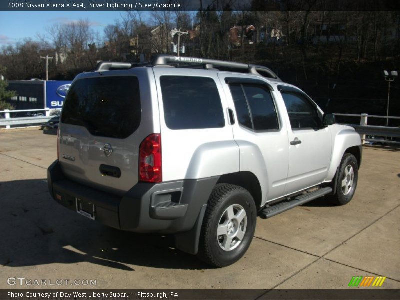 Silver Lightning / Steel/Graphite 2008 Nissan Xterra X 4x4