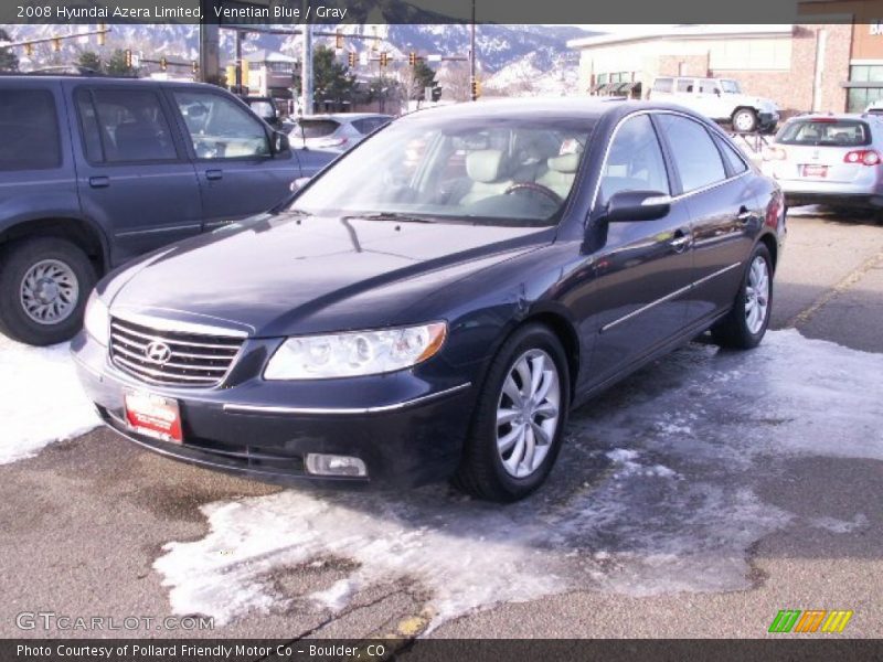 Venetian Blue / Gray 2008 Hyundai Azera Limited