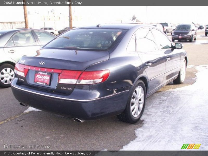 Venetian Blue / Gray 2008 Hyundai Azera Limited