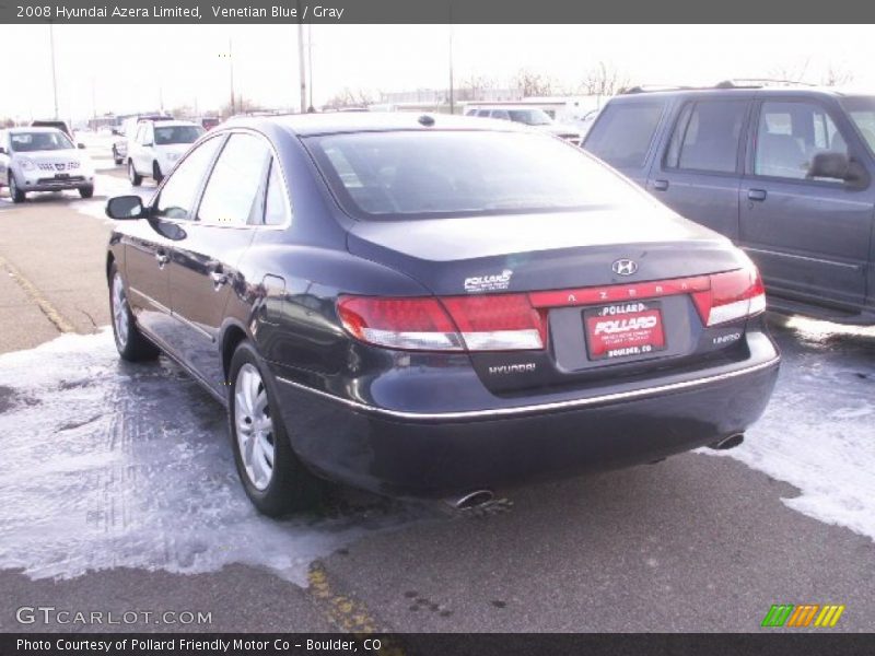 Venetian Blue / Gray 2008 Hyundai Azera Limited