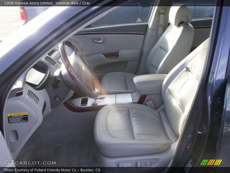 Venetian Blue / Gray 2008 Hyundai Azera Limited