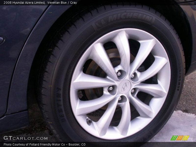 Venetian Blue / Gray 2008 Hyundai Azera Limited