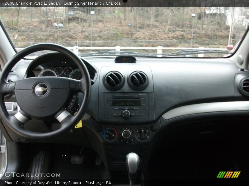 Cosmic Silver Metallic / Charcoal 2008 Chevrolet Aveo LS Sedan