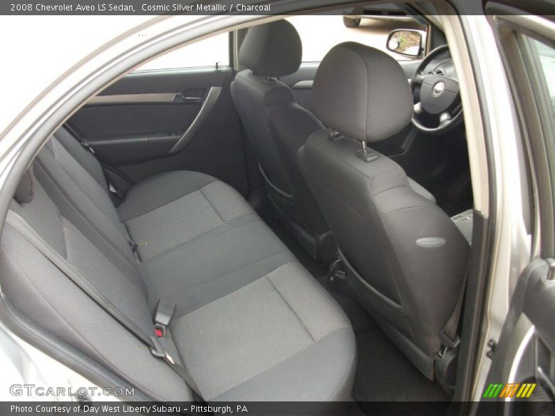 Cosmic Silver Metallic / Charcoal 2008 Chevrolet Aveo LS Sedan
