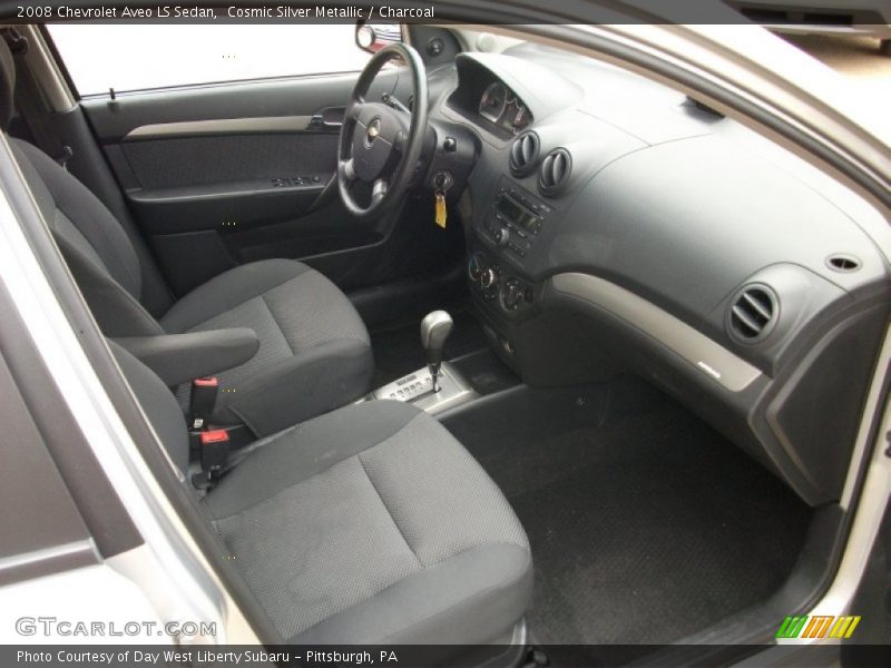 Cosmic Silver Metallic / Charcoal 2008 Chevrolet Aveo LS Sedan