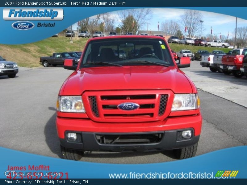 Torch Red / Medium Dark Flint 2007 Ford Ranger Sport SuperCab