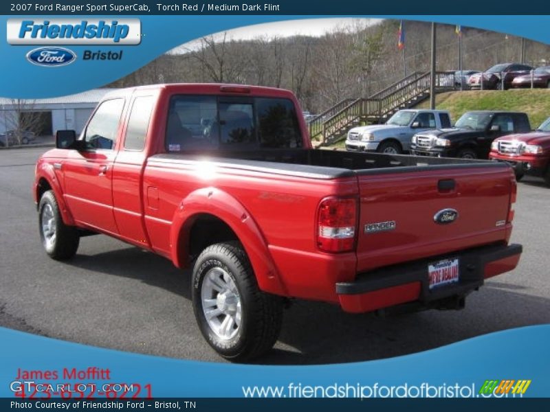 Torch Red / Medium Dark Flint 2007 Ford Ranger Sport SuperCab